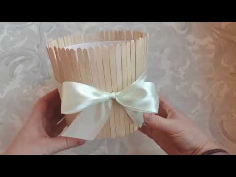 Видео: 4 идеи применения деревянных палочек 👍🌸👍
