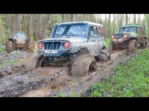 Видео: OFF ROAD Испытание Уазы Монстры и Уаз ХАЛК КТО Царь болота?