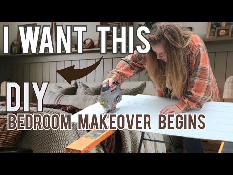 Видео: Начинается преображение спальни — идеи для самостоятельной работы в стиле Pinterest — WICKES — от...