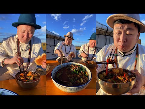 Видео: Это блюдо популярно в Монголии. #кулинария #еда #вкуснятина