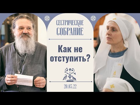 Видео: Земля уже под ногами трещит. Сестрическое собрание с о. Андреем Лемешонком