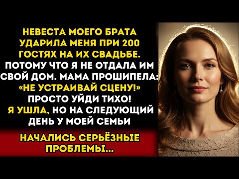 Видео: НЕВЕСТА БРАТА УДАРИЛА МЕНЯ НА СВАДЬБЕ — ВСЁ ИЗ-ЗА ДОМА, КОТОРЫЙ Я НЕ ОТДАЛА
