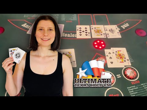 Видео: Охота за флеш-роялем в Ultimate Texas Hold’Em