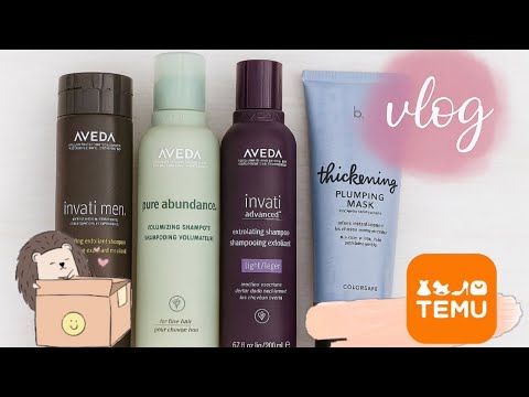Видео: Влог: TEMU. Новая посылка: Aveda, Bumble and bumble. Новые шампуни. Распаковка и впечатления