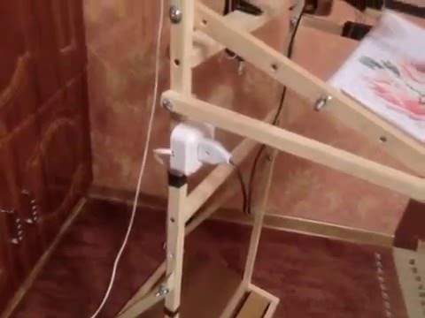 Видео: самодельный станок для вышивки