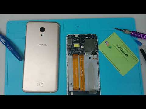 Видео: Замена батареи MEIZU M6S