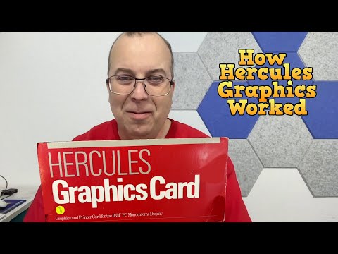 Видео: Как работала видеокарта Hercules