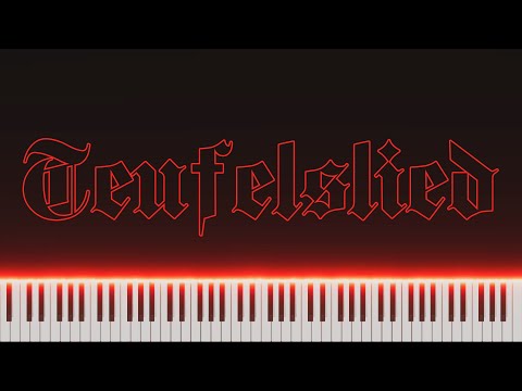 Видео: Teufelslied piano | Grüne Teufel piano | Чёртова песня на пианино | Burgundian lullaby piano