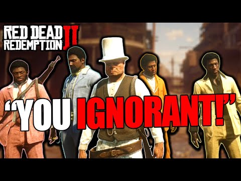 Видео: Уличные артисты троллят в Red Dead RP...