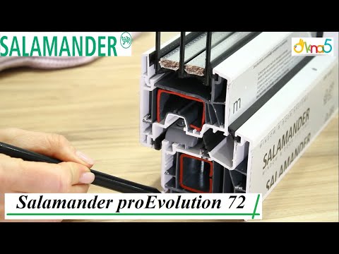 Видео: Вікна Salamander proEvolution 72 MD відео ™Вікна 5 🤩 Профіль Salamander proEvolution 72 відео огляд