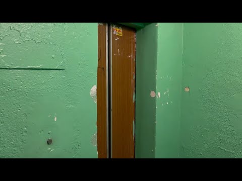 Видео: Лифт со 2 этажа! Пассажирский лифт КМЗ 1982 г.в., V=0,71 м/с., Q=320 кг.