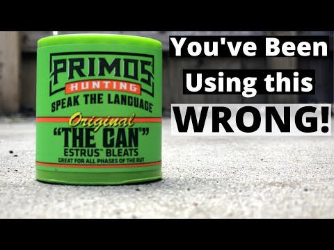 Видео: Советы по успешной охоте на оленей // Объяснение манков для оленей Primos // Приманивание оленей ...