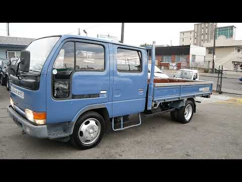 Видео: 1994 Nissan Atlas 200, 2 ton, 4.2L Diesel FD W-CAB 116,000km!!! ( по русски).
