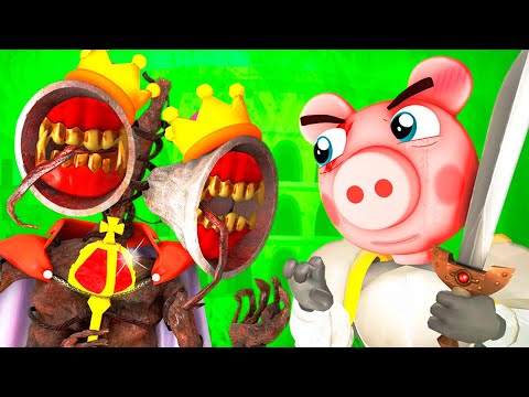 Видео: Сиреноголовый vs Пигги 3 (SCP-6789 Ной Анимация 3D Роблокс Roblox Piggy)