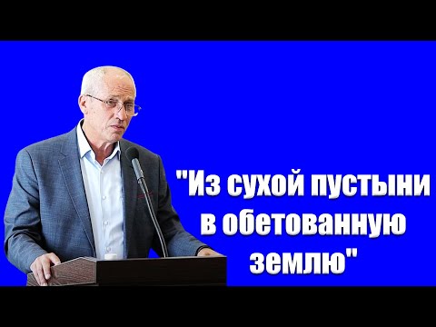 Видео: Проповедь "Из сухой пустыни в обетованную землю" Бублик А.И.