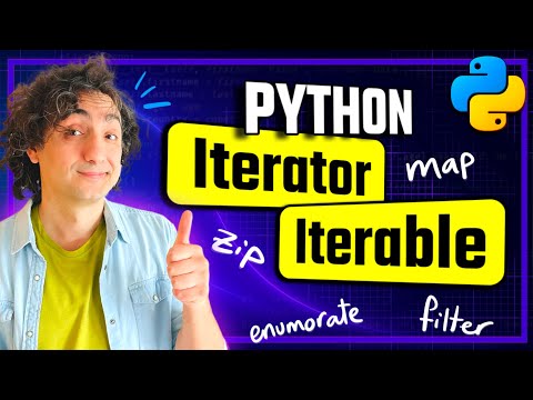 Видео: Итераторы и итерируемые объекты в Python (визуальное объяснение) | перечисление, отображение, фил...