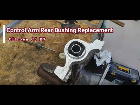 Видео: C5 X7 Замена втулки рычага