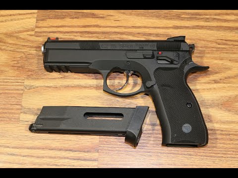 Видео: Обзор пневматического пистолета ASG (KJW) CZ 75 SP-01 Shadow Target II