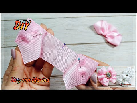 Видео: НОВИНКА🌠Такие БАНТИКИ вы ТОЧНО не делали💖Бантики из репсовой ленты✨✨✨