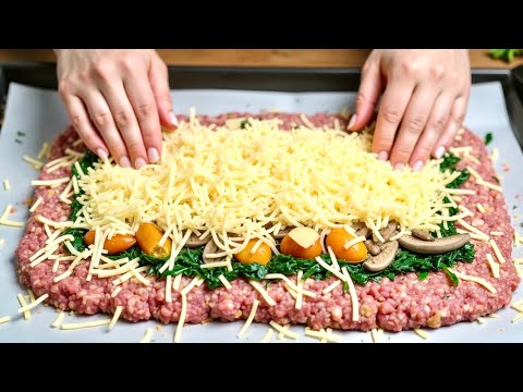 Видео: Более быстрые мясные рулеты с сочной начинкой! Я готовлю каждые выходные!