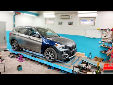 Видео: BMW X1. Сборка морды.  К отдаче подготовил. ФИНИШ! 😎🤑🤑🤑🤑