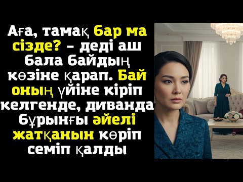Видео: Аға, тамақ бар ма сізде? – деді аш бала байдың көзіне қарап. Бай оның үйіне кіріп келгенде, диванда