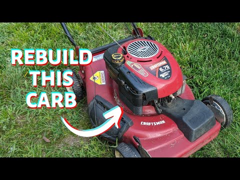 Видео: Ремонт карбюратора для Briggs & Stratton 6.75 Quantum