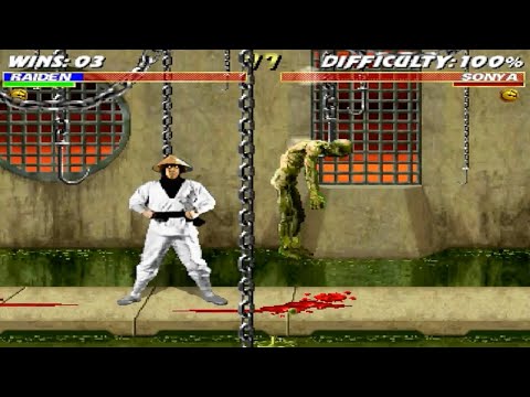 Видео: Ultimate Mortal Kombat Trilogy - RAIDEN Полный проход 2023 !!!