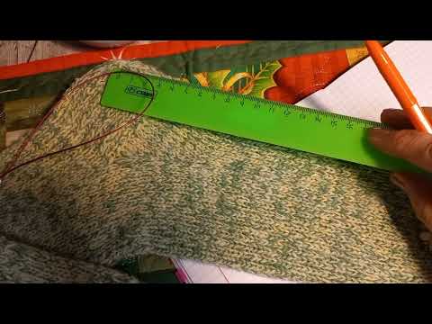 Видео: Как я расчитываю мысок носочка.