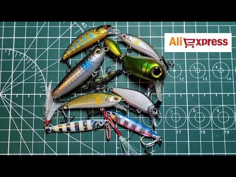 Видео: Воблеры с AliExpress! Из моей коробки!