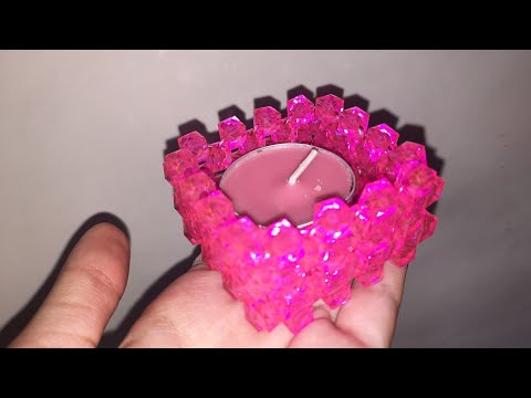 Видео: Как сплести подсвечник из бусин. часть 1