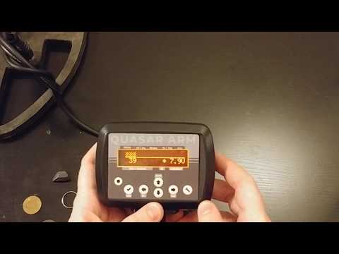 Видео: Металлоискатель Квазар АРМ - первоначальная настройка для нового датчика