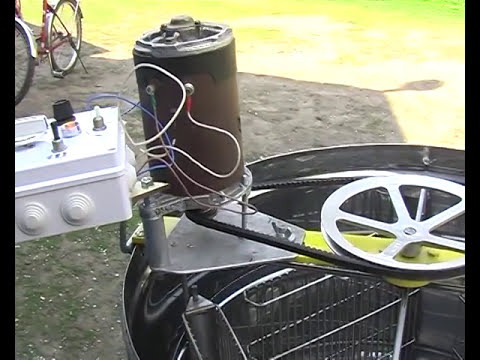 Видео: Мой электропривод медогонки. Часть 1.