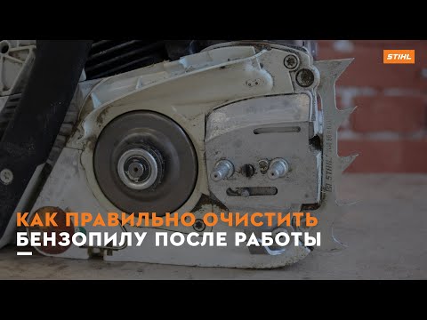 Видео: Как правильно очистить бензопилу после работы