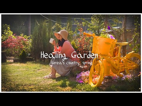 Видео: #39.Естественный сад исцеления в апреле🌼ㅣСоздать группу миниатюрㅣСельский сад с весенними цветами