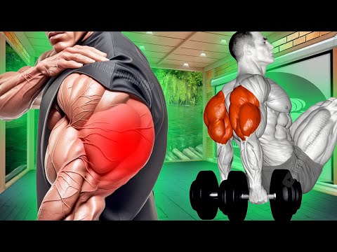 Видео: Нет спортзала? Не проблема! 11 упражнений на трицепс с гантелями дома