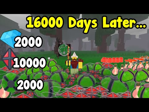 Видео: Выжить 16000 дней в одиночку в 99 Nights in the Forest (Roblox)! Новый рекорд!