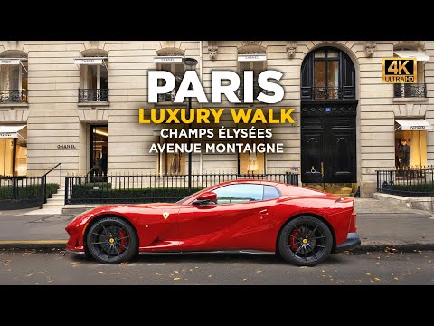 Видео: ЛЮКСОВЫЙ ВИТРИННЫЙ ШОПИНГ В ПАРИЖЕ: Прогулка по Елисейским Полям и Авеню Монтень  4K