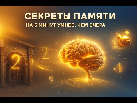 Видео: СЕКРЕТЫ ПАМЯТИ. Проект “На 5 минут умнее, чем вчера”