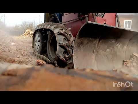 Видео: Рабочие будни моего минитрактора