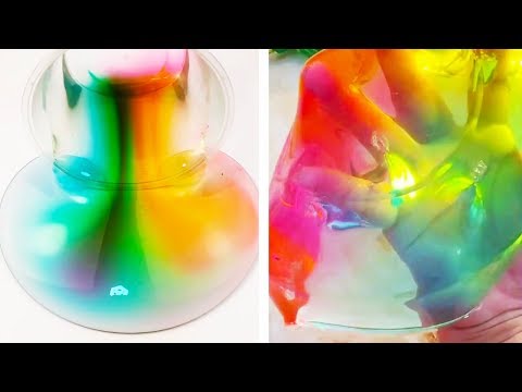 Видео: Самое удовлетворяющее видео слизи ASMR | Новый сборник странно удовлетворяющих 2019 | 67