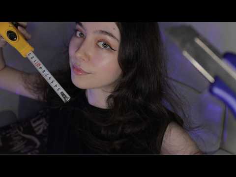 Видео: ASMR Демоница переделывает твоё лицо Измерю и подрежу