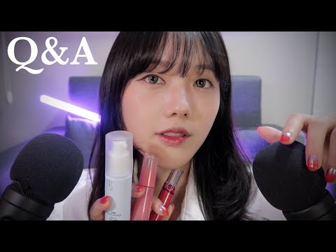 Видео: [Sub]ASMR Whispering Q&A для сна [100,000subs]