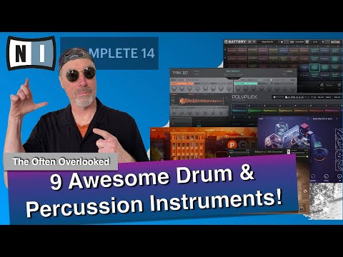 Видео: NI Komplete 14 | Всего 9 потрясающих ударных и перкуссионных инструментов