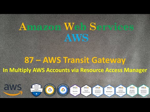 Видео: AWS - Transit Gateway для соединения VPC в Нескольких AWS Аккаунтах через Resource Access Manager