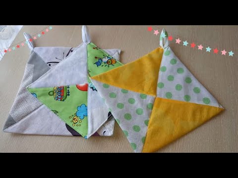 Видео: Прихватки для кухни без обработки края/шитье для новичков