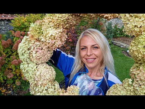 Видео: ВЕНЦИ от ТРЕВА и ХОРТЕНЗИИ: #Ден 50 от 90 ДНИ НА СЕЛО