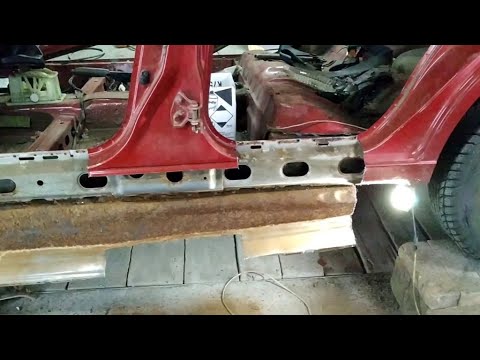 Видео: Пороги красить или замена? Польские Ланосы.