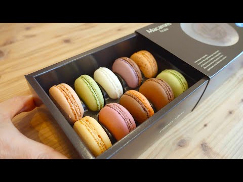 Видео: Идеальные свежие макароны, приготовленные из японских ингредиентов в превосходной кондитерской!