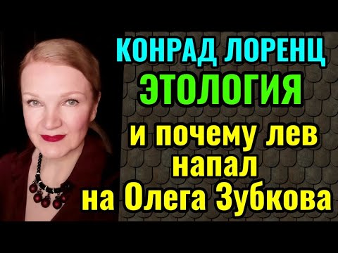 Видео: Конрад Лоренц. Этология. И почему лев напал на Олега Зубкова.